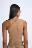 ASTER ASYMMETRIC TOP - CHOCOLATE