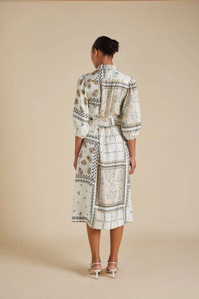 LYON SILK TWILL DRESS IN CLASSIC