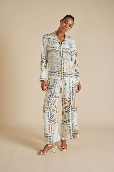 SABRINA SILK TWILL SHIRT IN CLASSIC