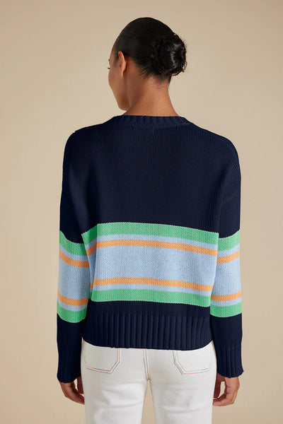 TRISH SWEATER IN NAVY