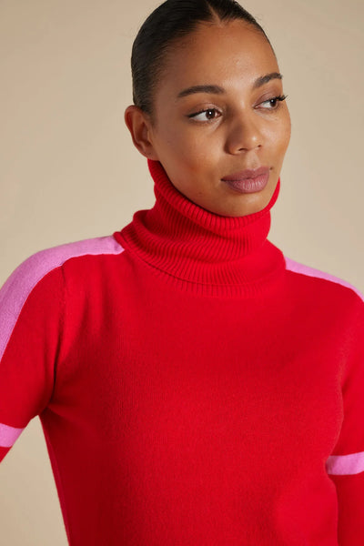 EMERSON SWEATER IN FIRE ENGINE