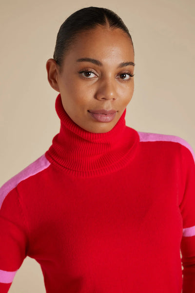 EMERSON SWEATER IN FIRE ENGINE