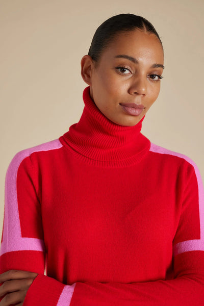 EMERSON SWEATER IN FIRE ENGINE