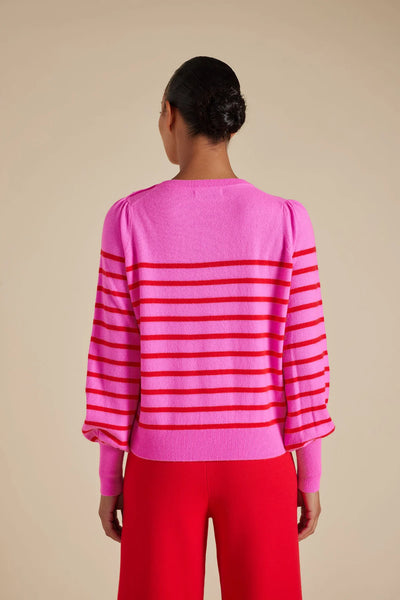 ELOISE SWEATER IN LIPSTICK