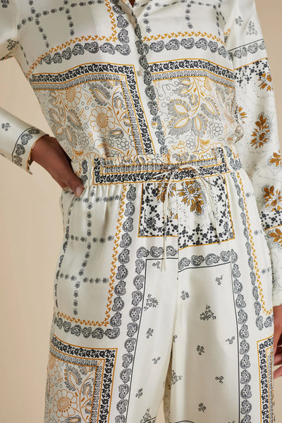 SABRINA SILK TWILL PANT IN CLASSIC