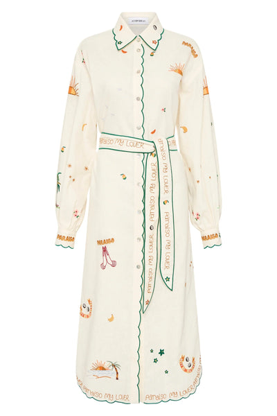 PARAISO BELTED SHIRT DRESS