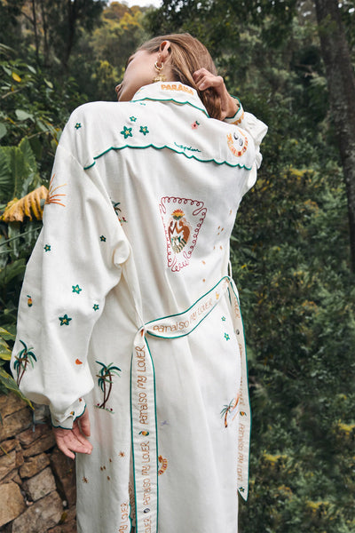 PARAISO BELTED SHIRT DRESS