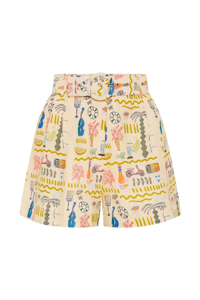 Rummy Shorts / Yellow Verano Tile