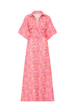 MEMENTO DRESS pink palms