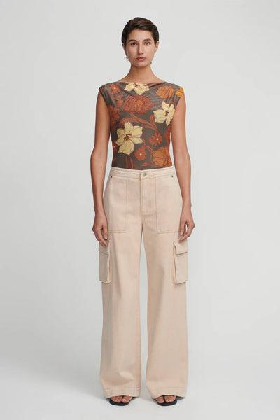 SALVADOR DENIM PANT SAND