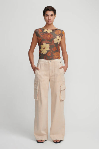 SALVADOR DENIM PANT SAND