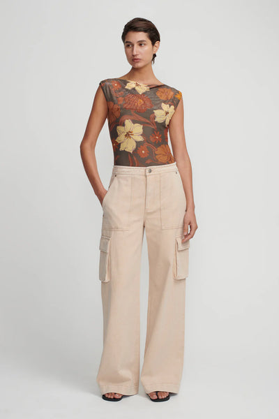 SALVADOR DENIM PANT SAND