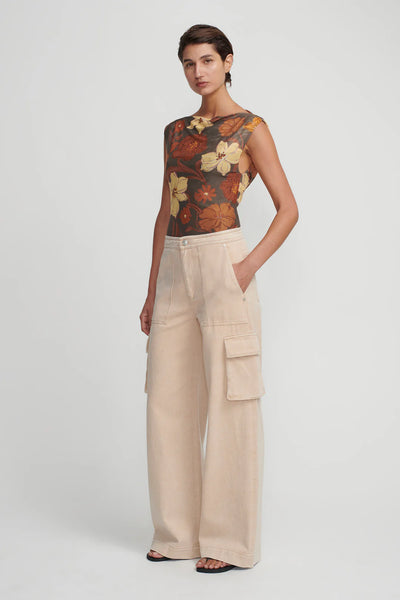 SALVADOR DENIM PANT SAND