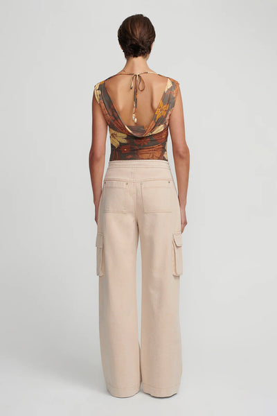 SALVADOR DENIM PANT SAND