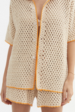 Connie Knit Shorts in Sand