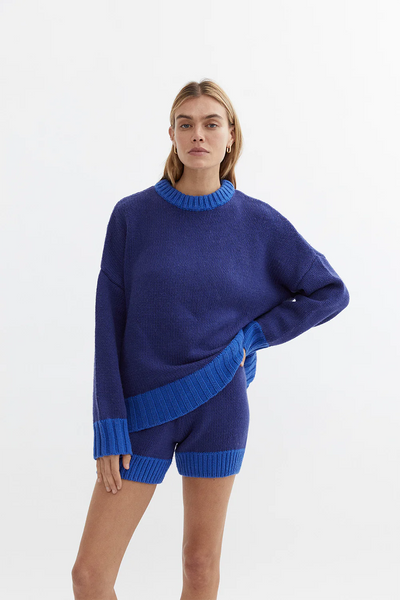 Chambord Knit in Cobalt