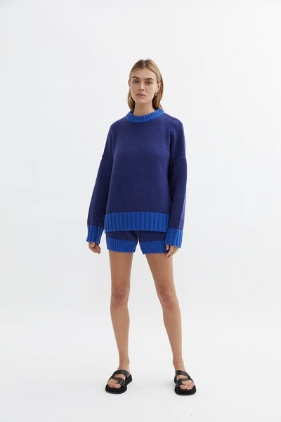 Chambord Knit in Cobalt