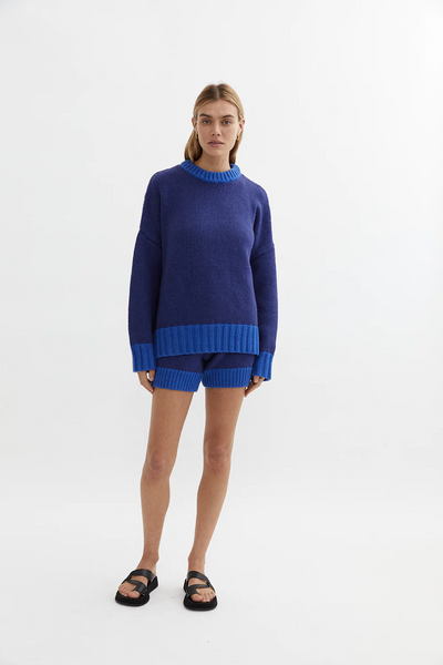 Chambord Knit in Cobalt