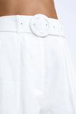 BREA BELT SHORT - IVORY