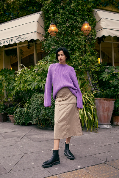 Sally Sweater in Purple