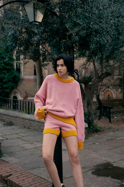 Chambord Knit in Rose