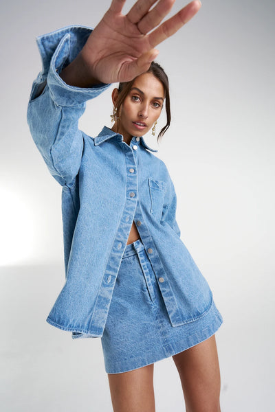 BOSS SHIRT - BLUE DENIM