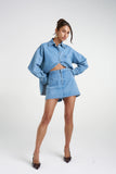 SKORT - BLUE DENIM