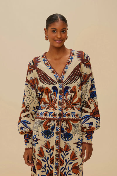 Nature Land Sand Knit Cardigan