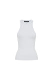 Nora Rib Tank- Blue Haze