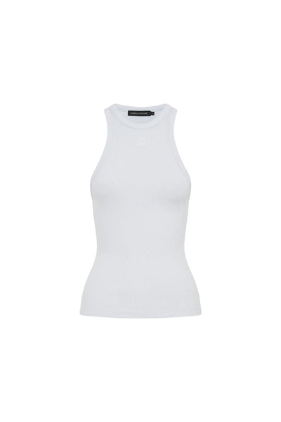 Nora Rib Tank- Blue Haze