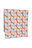 Chelsea Bath Sheet Arctic + Tangerine