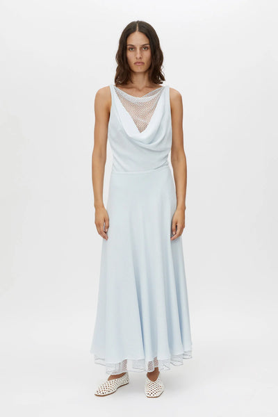 Attar Circle Skirt Ice Blue