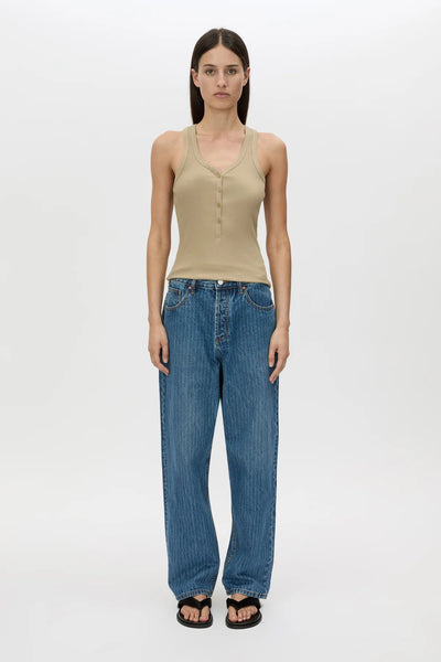 RHODES 2.0 DENIM JEAN- BLUE PINSTRIPE