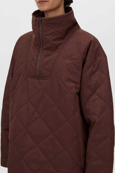 Santal Quilted Pull Over Almandine