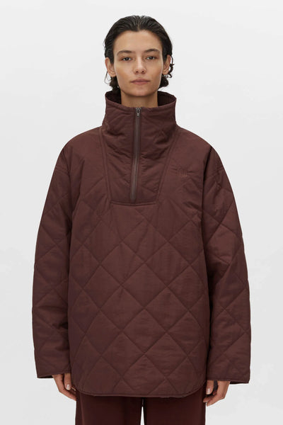 Santal Quilted Pull Over Almandine