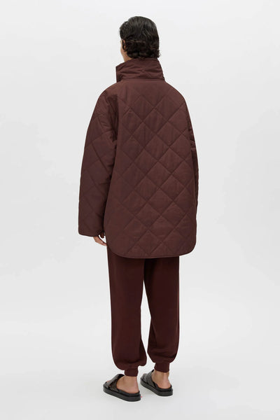 Santal Quilted Pull Over Almandine