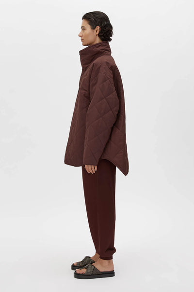 Santal Quilted Pull Over Almandine