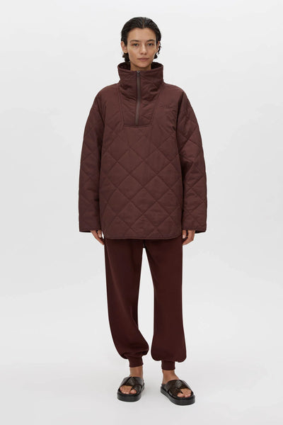 Santal Quilted Pull Over Almandine