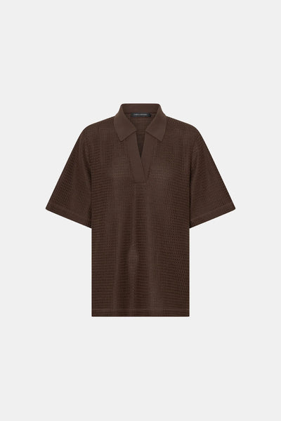 TURRELL COLLARED TEE