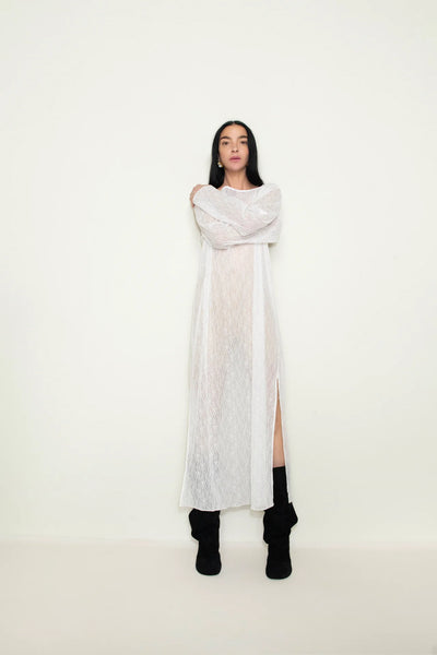 Aperture Dress Cream