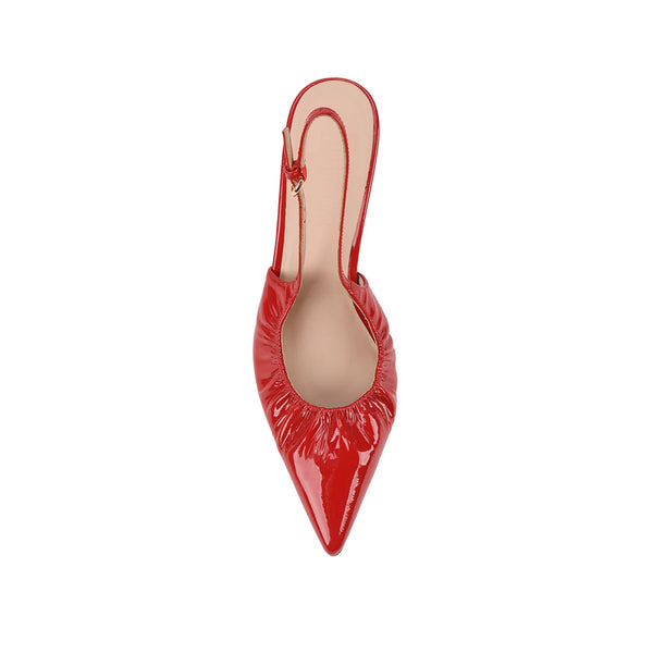 Charlotte Pump Red Patent Leather