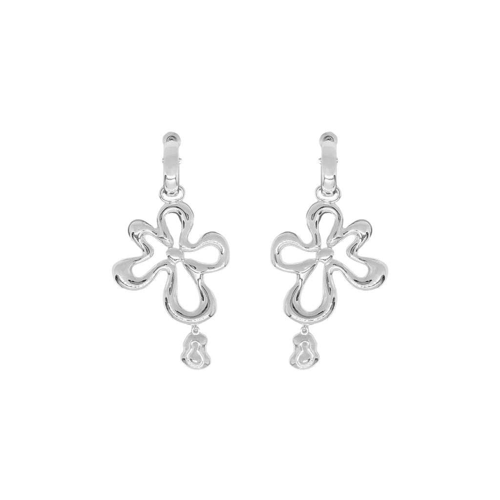 DAHLIA EARRINGS | SILVER