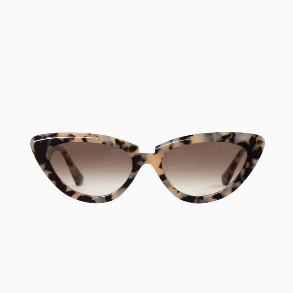 Dayze- Bone Tort w. Gold Metal Trim / Brown Gradient Lens
