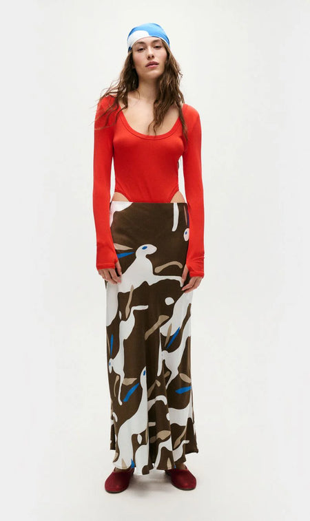 LONG BIAS CUT SKIRT DEARLY BELOVED MIRAGE