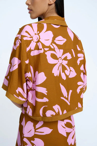 FLOR DE JEAN SHIRT - PINK CLAY