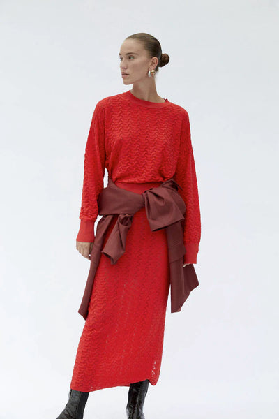 Felix Sweater in Red