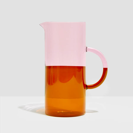 Two Tone Coffee Plunger Pink + Amber