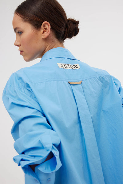 BUDDY SHIRT IN AZURE