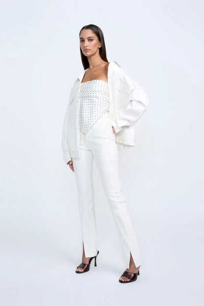 JOHNNY JEAN JACKET - WHITE