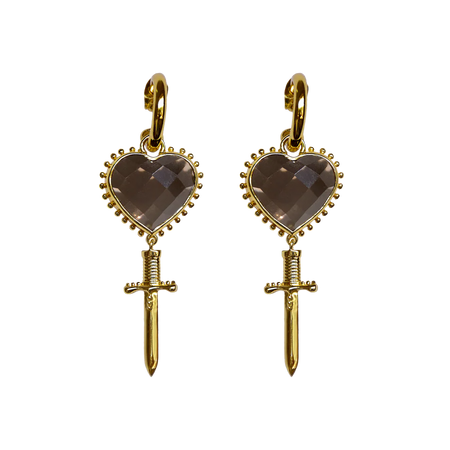 Desert Willow Earrings- Rose Gold